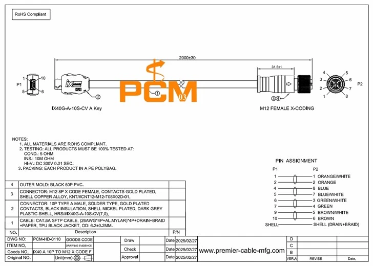 PCM-HD-0110 A IX- M12 F