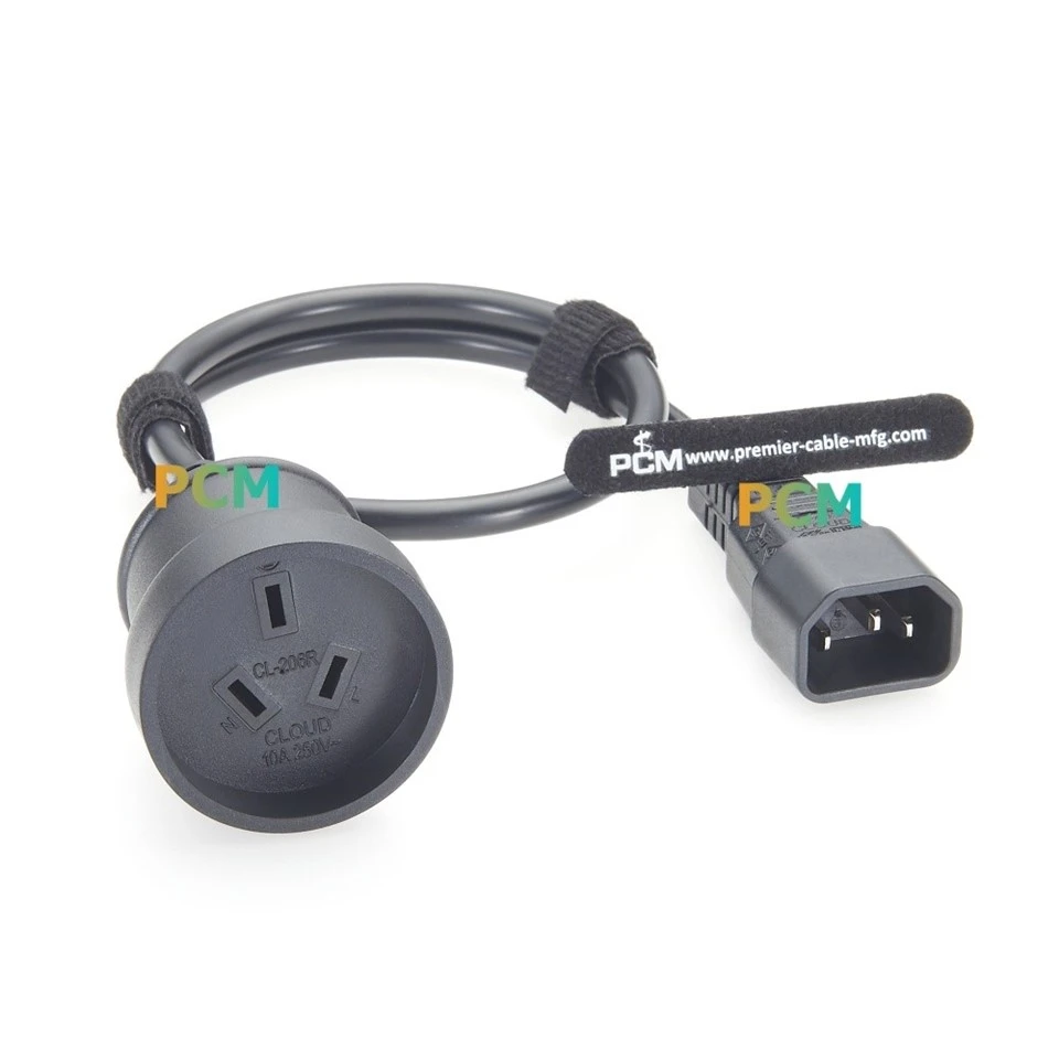IEC C14 To Australian SAA Power Cord suppliers