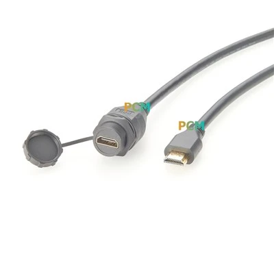 IP67 veekindel HDMI paneelikinnituskaabel