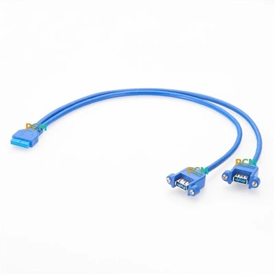 Virnatav USB3. 0 IDC paneeli kaabli juurde emaplaadi jaoks