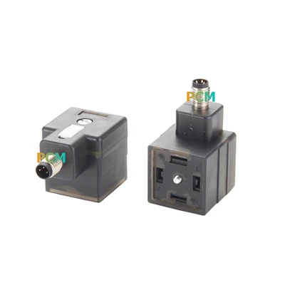 VAD 1A-1-3-M8-3 DIN kuni M8 solenoidklapi adapter